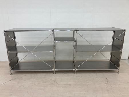 無印良品 (ムジルシリョウヒン) シェルフ シルバー ステンレスユニット