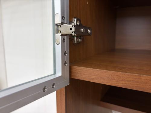 UNICO (ウニコ) レンジボード 幅:約120㎝ ブラウン×シルバー STRADA （廃盤品）