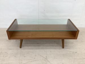 UNICO (ウニコ) ローテーブル 幅:約100㎝ ブラウン ECCO（廃盤品）