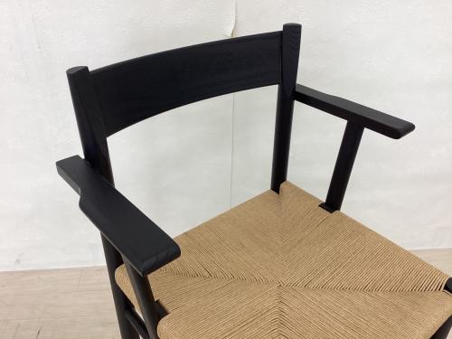 ACTUS (アクタス) シェーカーチェア リプロダクト ブラック×ナチュラル フェックス