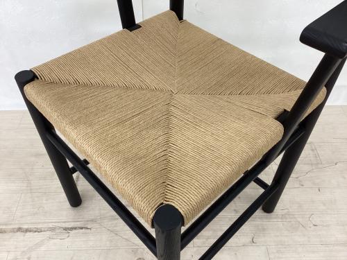 ACTUS (アクタス) シェーカーチェア リプロダクト ブラック×ナチュラル フェックス