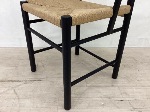 ACTUS (アクタス) シェーカーチェア リプロダクト ブラック×ナチュラル フェックス