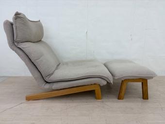 無印良品 (ムジルシリョウヒン) ハイバックリクライニングソファー グレー