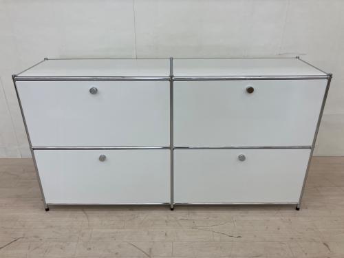 USM Haller (ユーエスエムハラー) サイドボード JPQS000 24 ホワイト×シルバー