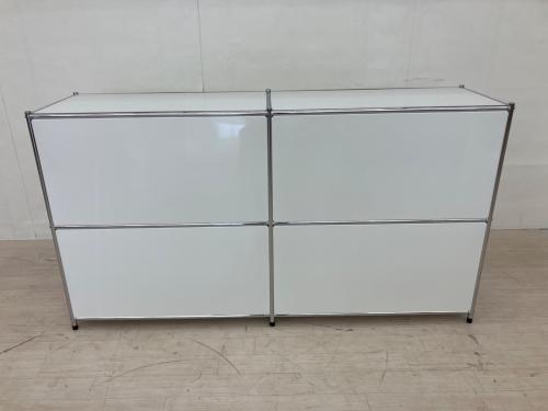 USM Haller (ユーエスエムハラー) サイドボード JPQS000 24 ホワイト×シルバー