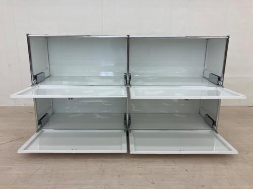 USM Haller (ユーエスエムハラー) サイドボード JPQS000 24 ホワイト×シルバー