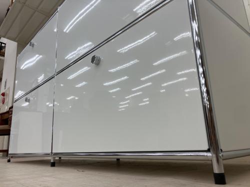 USM Haller (ユーエスエムハラー) サイドボード JPQS000 24 ホワイト×シルバー