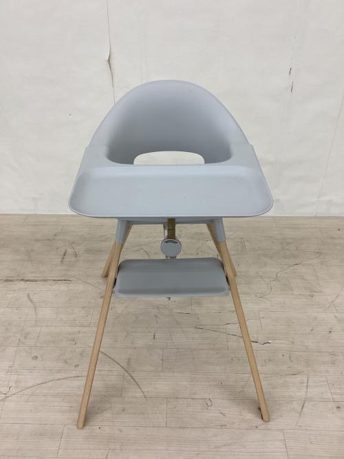 STOKKE (ストッケ) ベビーチェア ライトグレー×ナチュラル Clikk