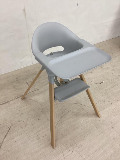 STOKKE (ストッケ) ベビーチェア ライトグレー×ナチュラル Clikk