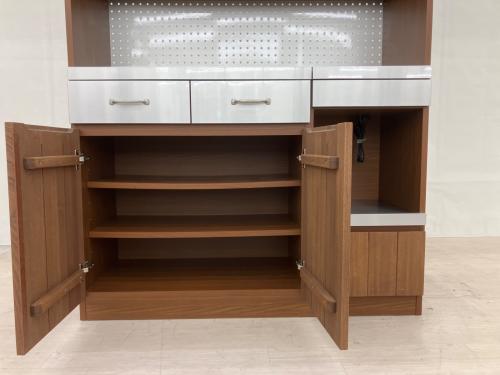 UNICO (ウニコ) レンジボード ブラウン×シルバー STRADA