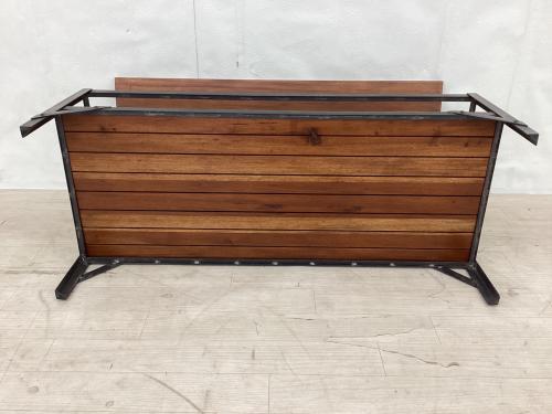 UNICO (ウニコ) テレビボード 幅:約100㎝ ブラウン×ブラック LUMBER-mini