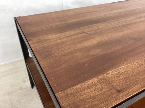 UNICO (ウニコ) テレビボード 幅:約100㎝ ブラウン×ブラック LUMBER-mini