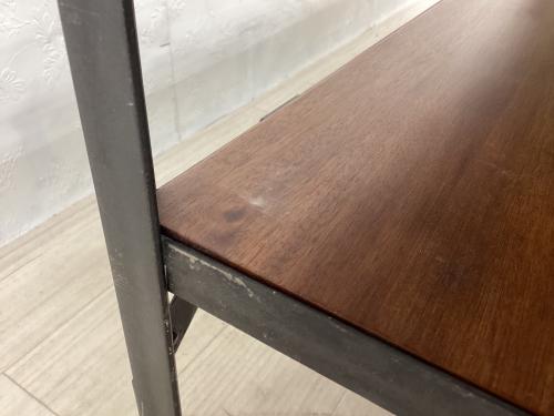 UNICO (ウニコ) テレビボード 幅:約100㎝ ブラウン×ブラック LUMBER-mini