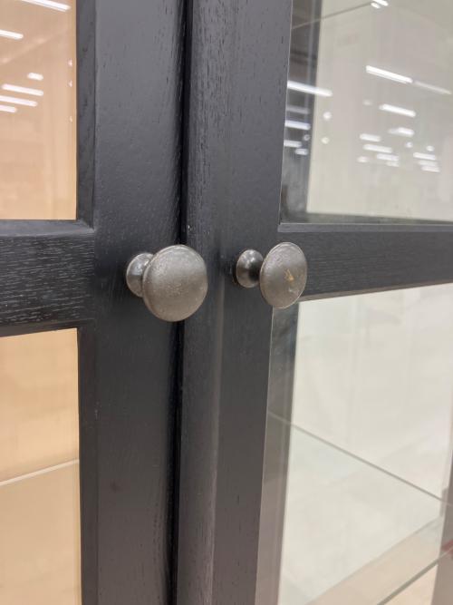 UNICO (ウニコ) キャビネット 幅:約80㎝ ブラック BECCA