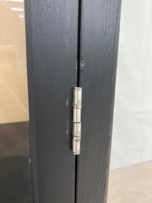 UNICO (ウニコ) キャビネット 幅:約80㎝ ブラック BECCA