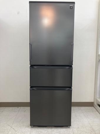 SHARP (シャープ) 3ドア冷蔵庫 SJ-PW37P-H 2025年製 両開き 374Ｌ