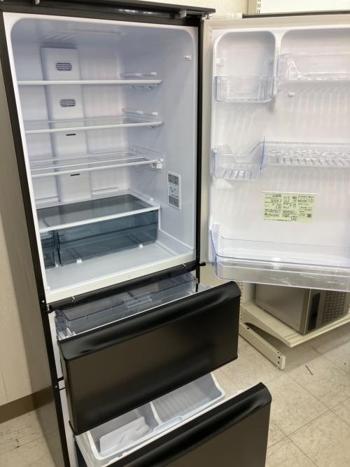 SHARP (シャープ) 3ドア冷蔵庫 SJ-PW37P-H 2025年製 両開き 374Ｌ