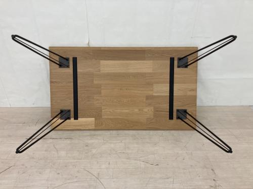 a.depeche (アデペシュ) ベンチダイニング4点セット 幅:約140㎝ ナチュラル×ブラック Souシリーズ/PUNISH chair