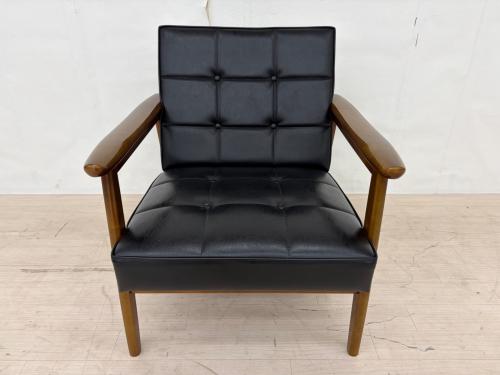 カリモク60 (カリモクロクマル) 1人掛けソファー W36170BW ブラウン×ブラック