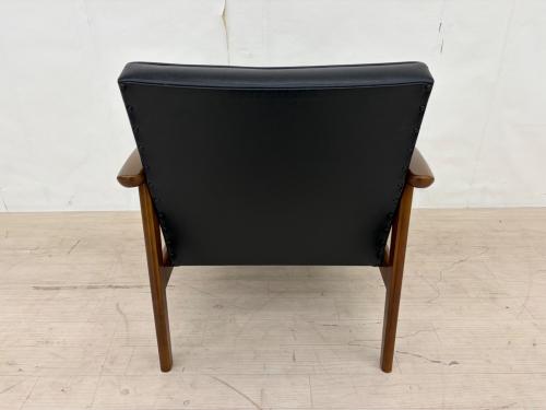 カリモク60 (カリモクロクマル) 1人掛けソファー W36170BW ブラウン×ブラック