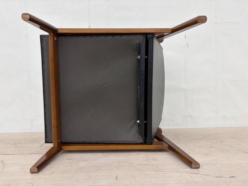 カリモク60 (カリモクロクマル) 1人掛けソファー W36170BW ブラウン×ブラック