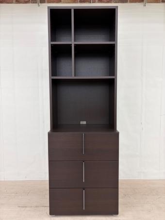 KENWOOD (ケンウッド) シェルフチェスト ブラウン