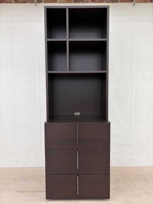 KENWOOD (ケンウッド) シェルフチェスト ブラウン