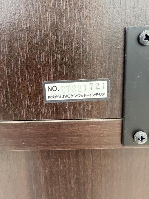 KENWOOD (ケンウッド) シェルフチェスト ブラウン