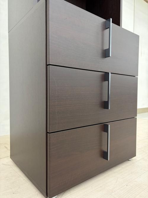 KENWOOD (ケンウッド) シェルフチェスト ブラウン