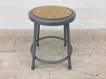 National Public Seating (-) スチールスツール ナチュラル×グレー