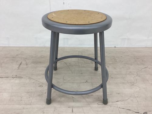 National Public Seating (-) スチールスツール ナチュラル×グレー