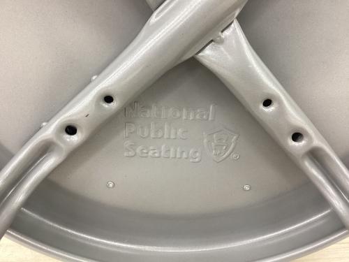 National Public Seating (-) スチールスツール ナチュラル×グレー