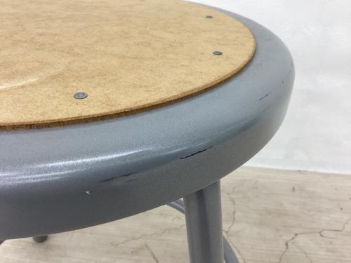 National Public Seating (-) スチールスツール ナチュラル×グレー