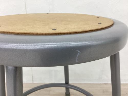 National Public Seating (-) スチールスツール ナチュラル×グレー