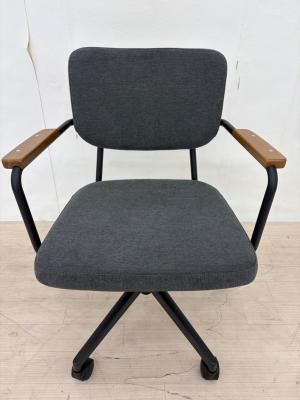 リビングハウス ワークチェアー グレー×ブラウン ワーキングチェア