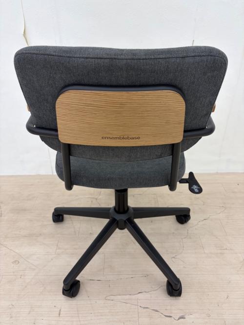 リビングハウス ワークチェアー グレー×ブラウン ワーキングチェア