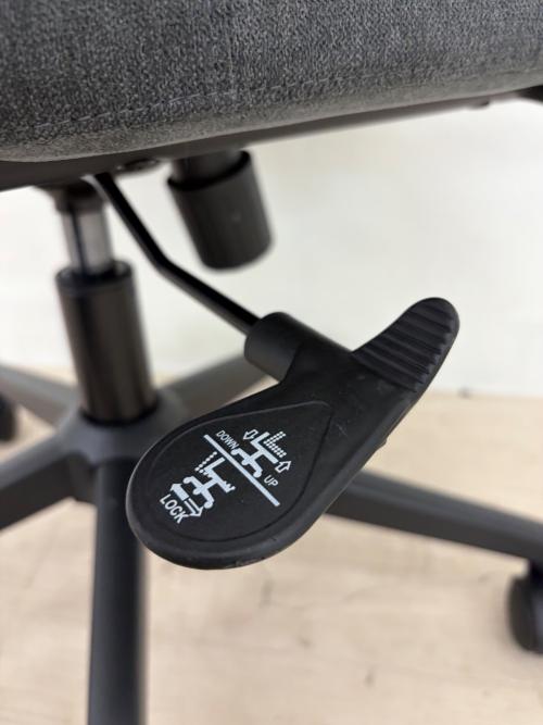 リビングハウス ワークチェアー グレー×ブラウン ワーキングチェア