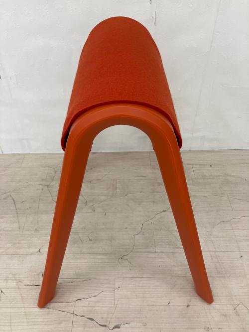 Wilkhahn (ウィルクハーン) スツール オレンジ Sitzbock