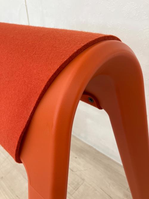 Wilkhahn (ウィルクハーン) スツール オレンジ Sitzbock