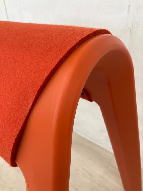 Wilkhahn (ウィルクハーン) スツール オレンジ Sitzbock