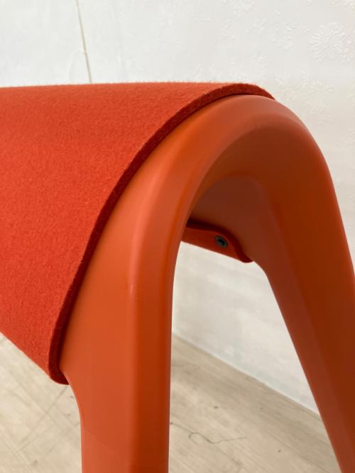 Wilkhahn (ウィルクハーン) スツール オレンジ Sitzbock