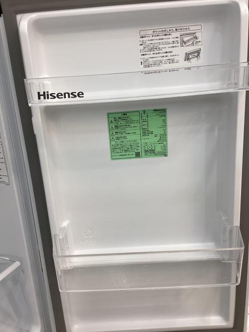 Hisense (ハイセンス) 2ドア冷蔵庫 HR-B12E3W 2024年製 124L