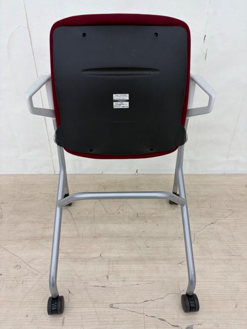 内田洋行 (ウチダヨウコウ) ミーティングチェア FM-345WS レッド