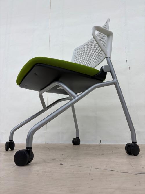 内田洋行 (ウチダヨウコウ) ミーティングチェア FM-345WS グリーン