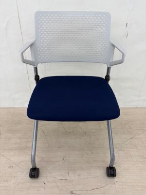 内田洋行 (ウチダヨウコウ) ミーティングチェア FM-345WS ネイビー
