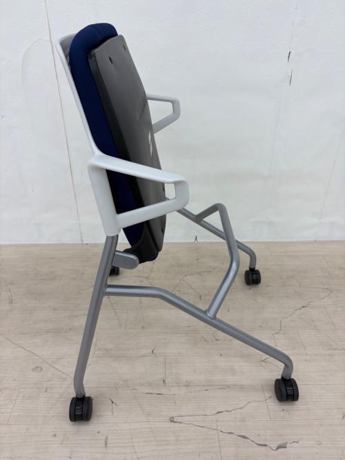 内田洋行 (ウチダヨウコウ) ミーティングチェア FM-345WS ネイビー