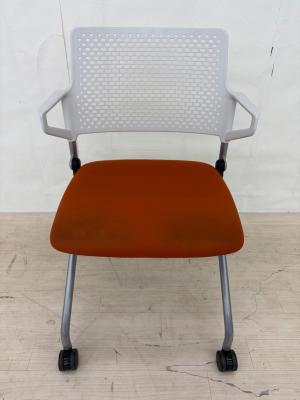 内田洋行 (ウチダヨウコウ) ミーティングチェア FM-345WS オレンジ