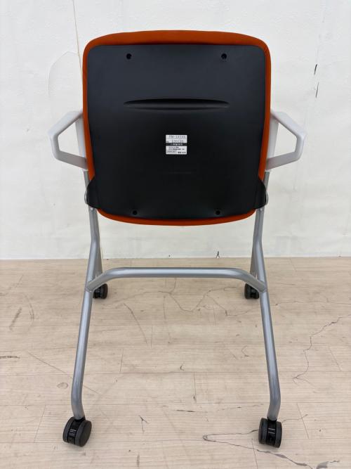 内田洋行 (ウチダヨウコウ) ミーティングチェア FM-345WS オレンジ