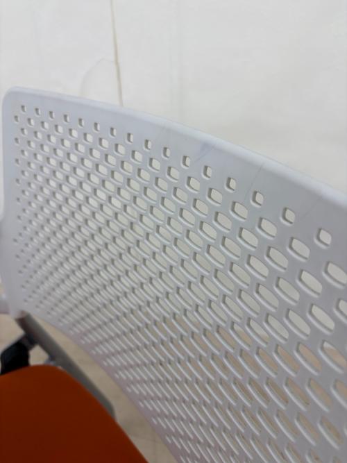 内田洋行 (ウチダヨウコウ) ミーティングチェア FM-345WS オレンジ