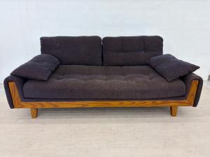 ACME Furniture (アクメファニチャー) 2人掛けソファー ネイビー×ブラウン WINDAN Feather SOFA